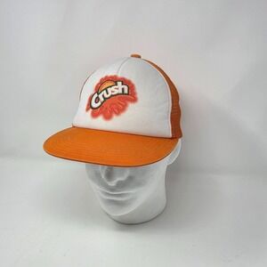 Vintage Orange Crush Soda Pop Adult Trucker Foam Cap Hat Orange/White Snapback